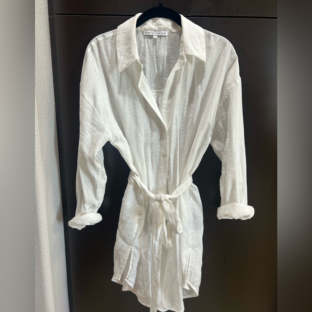 Button down shirt dress